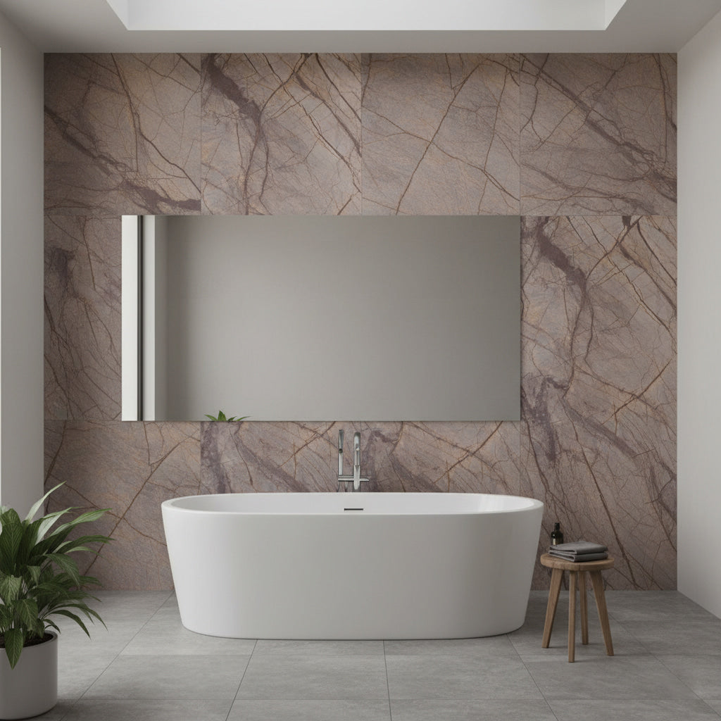 Feuille de pierre naturelle RAIN FOREST Minéral pierre naturelle