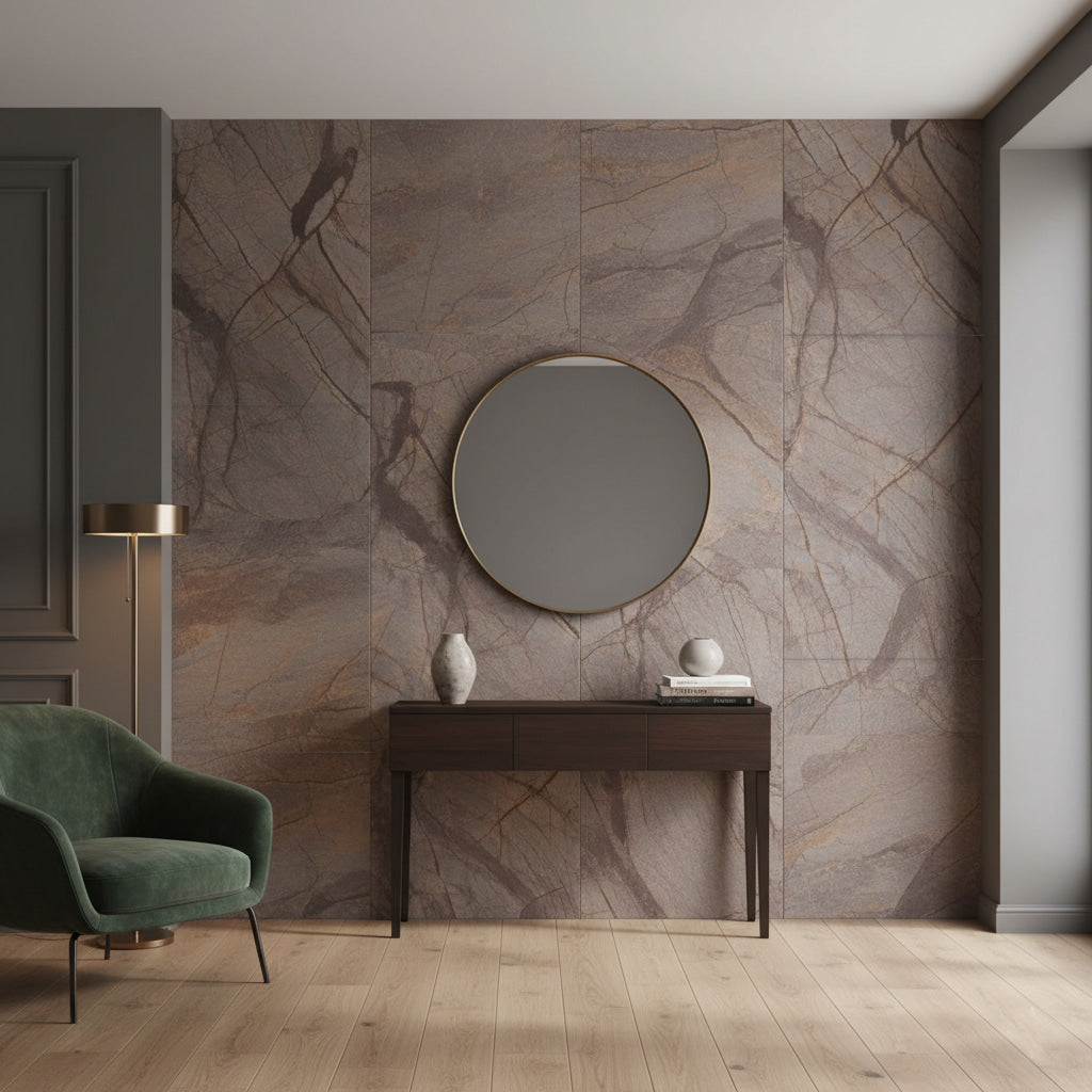 Feuille de pierre naturelle RAIN FOREST Minéral pierre naturelle