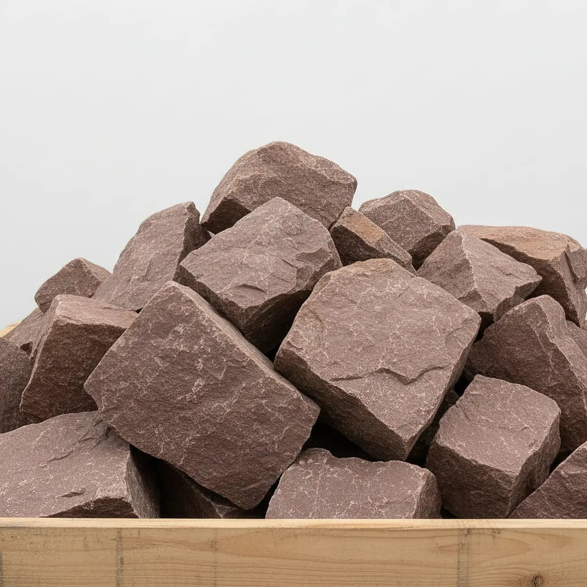 Sandstein QUARTZITIQUE ROUGE - Gros Findling Minéral Naturstein