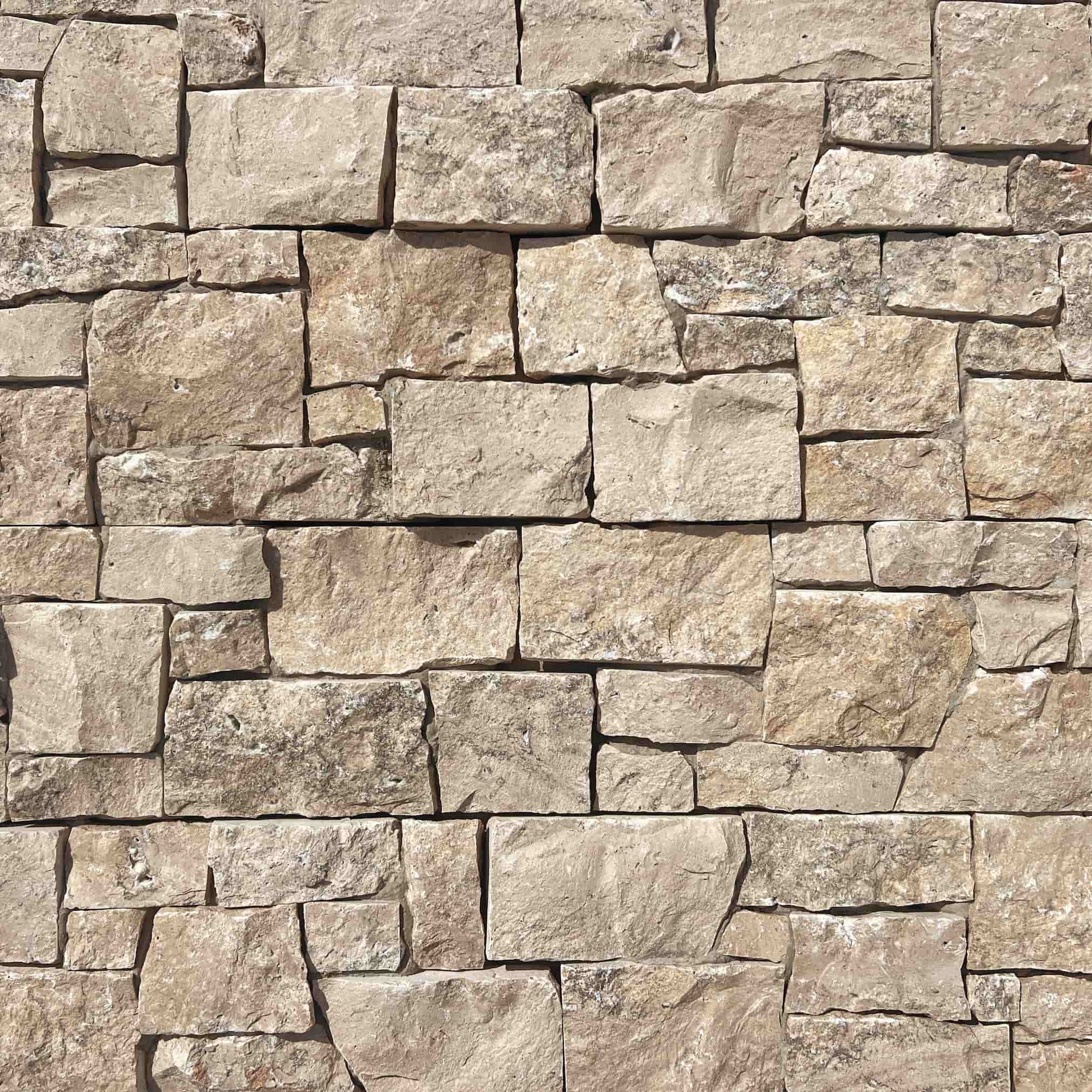 Verblendstein ROCKLINE Kalkstein BEIGE - Préassemblé Minéral Naturstein