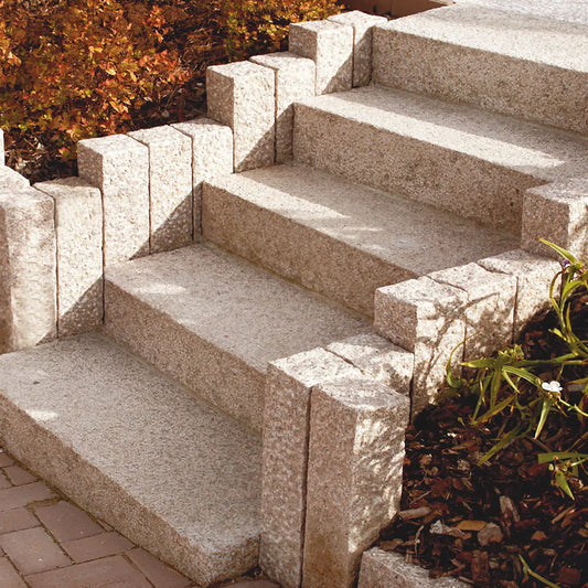 Blockstufe Granit ROSA DORA - Minéral Naturstein