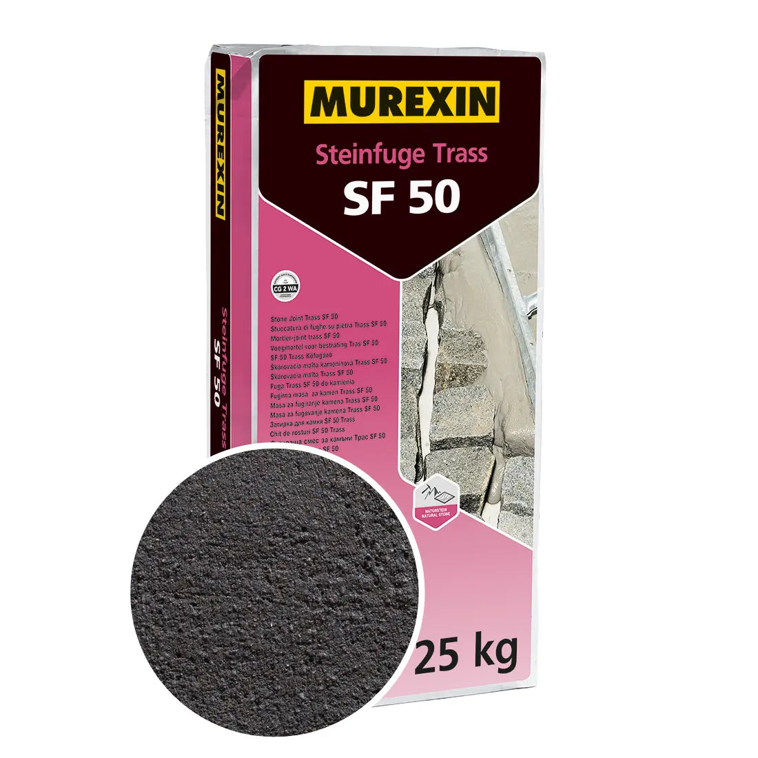 Joint pour pavé et opus incertum - SF50 Minéral pierre naturelle