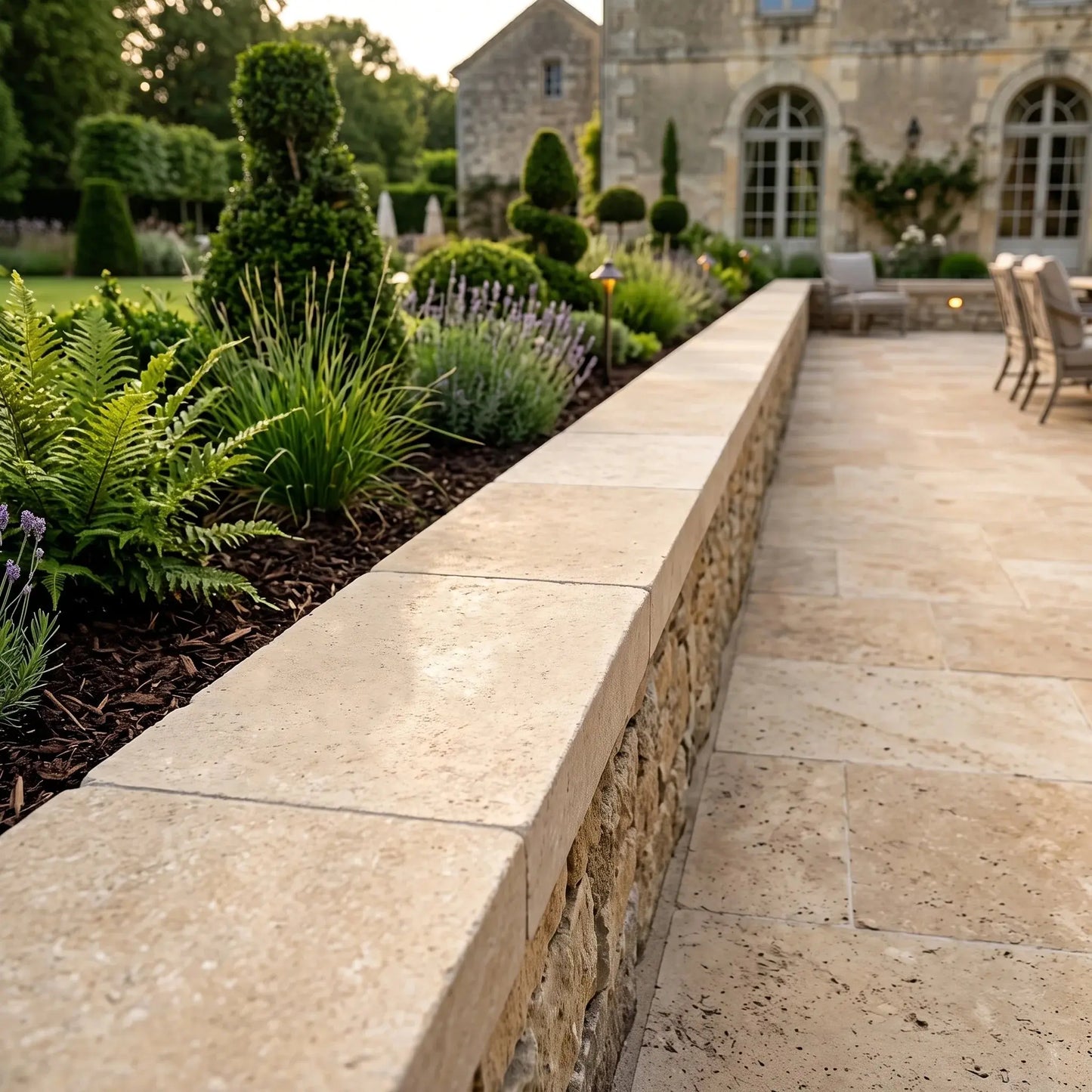 SINAI PEARL Limestone coping - Thickness 6 or 8 cm