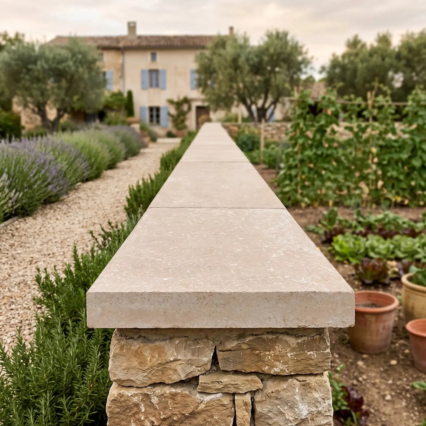 SINAI PEARL Limestone coping - Thickness 6 or 8 cm