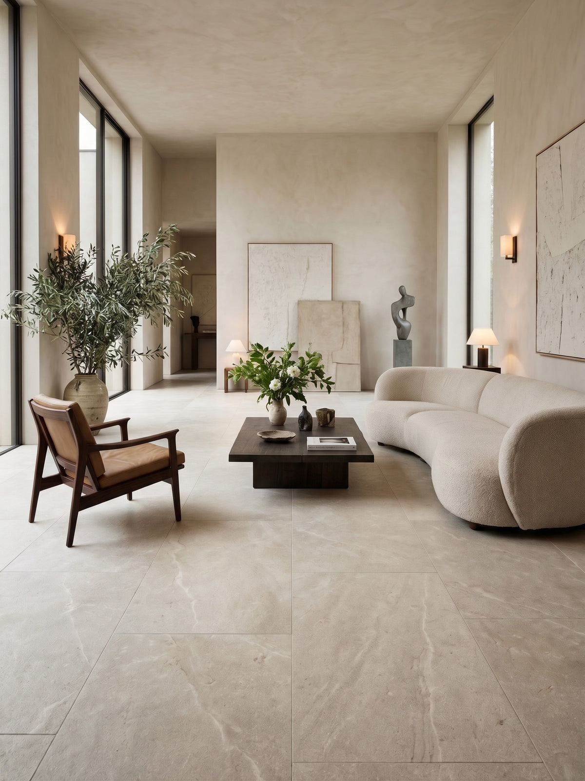 CREMA ERMITA limestone flooring – Minéral Pierre Naturelle