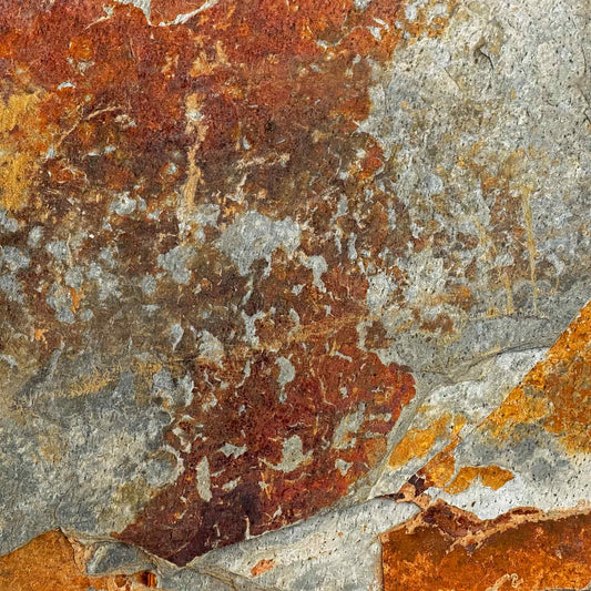 Pas japonais en ARDOISE MULTICOLORE Minéral pierre naturelle