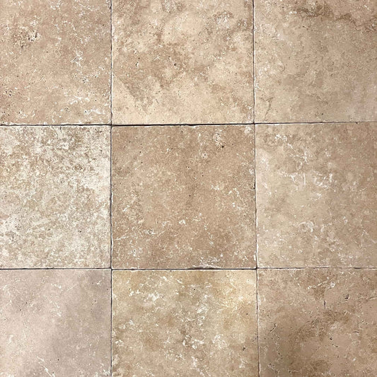 Tomette en TRAVERTIN MIX - Minéral Pierre Naturelle