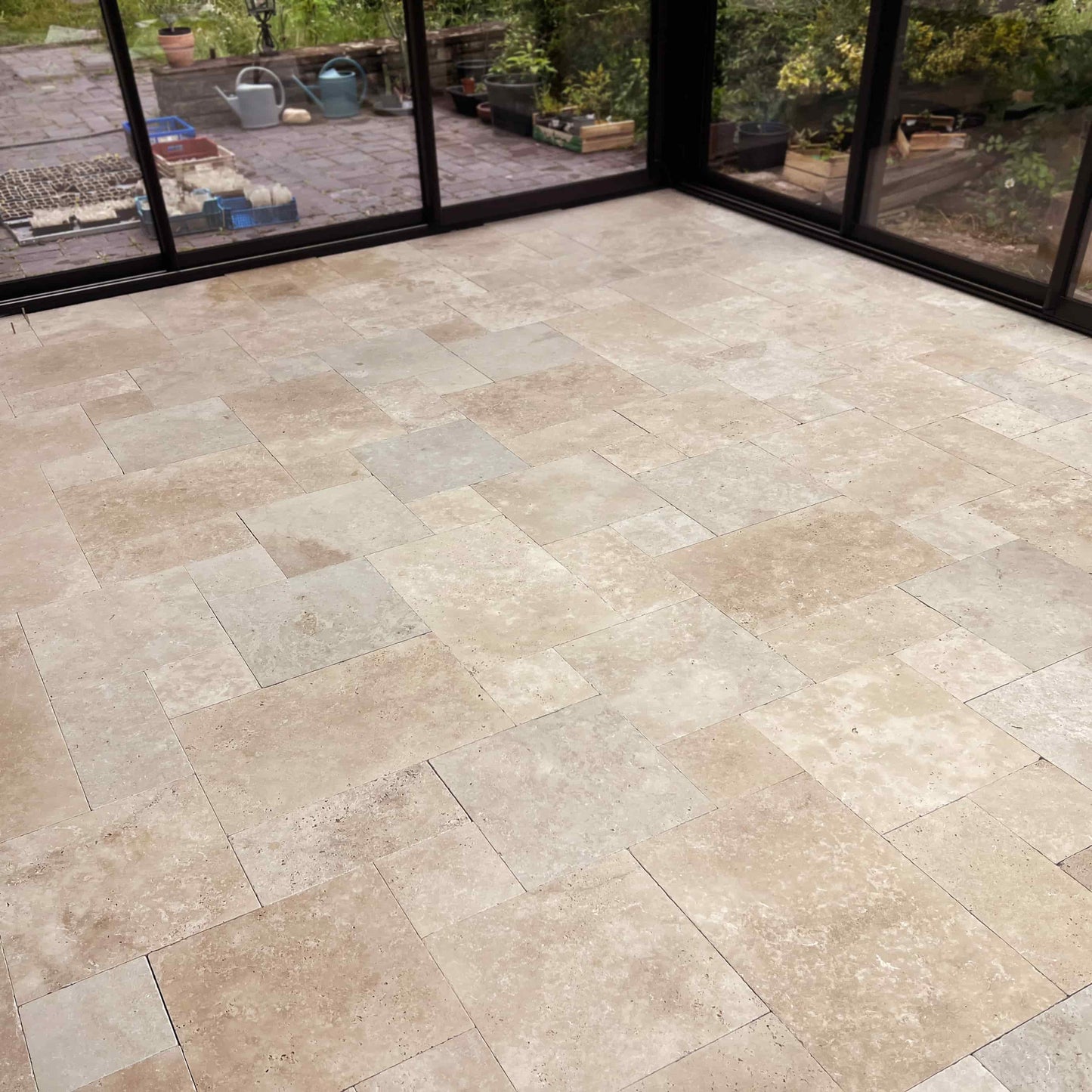 Bodenplatte TRAVERTIN RUSTIC MIX