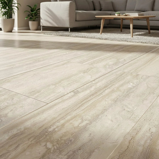 Dallage en TRAVERTIN ROMAIN CLASSIC adouci rebouché Minéral pierre naturelle