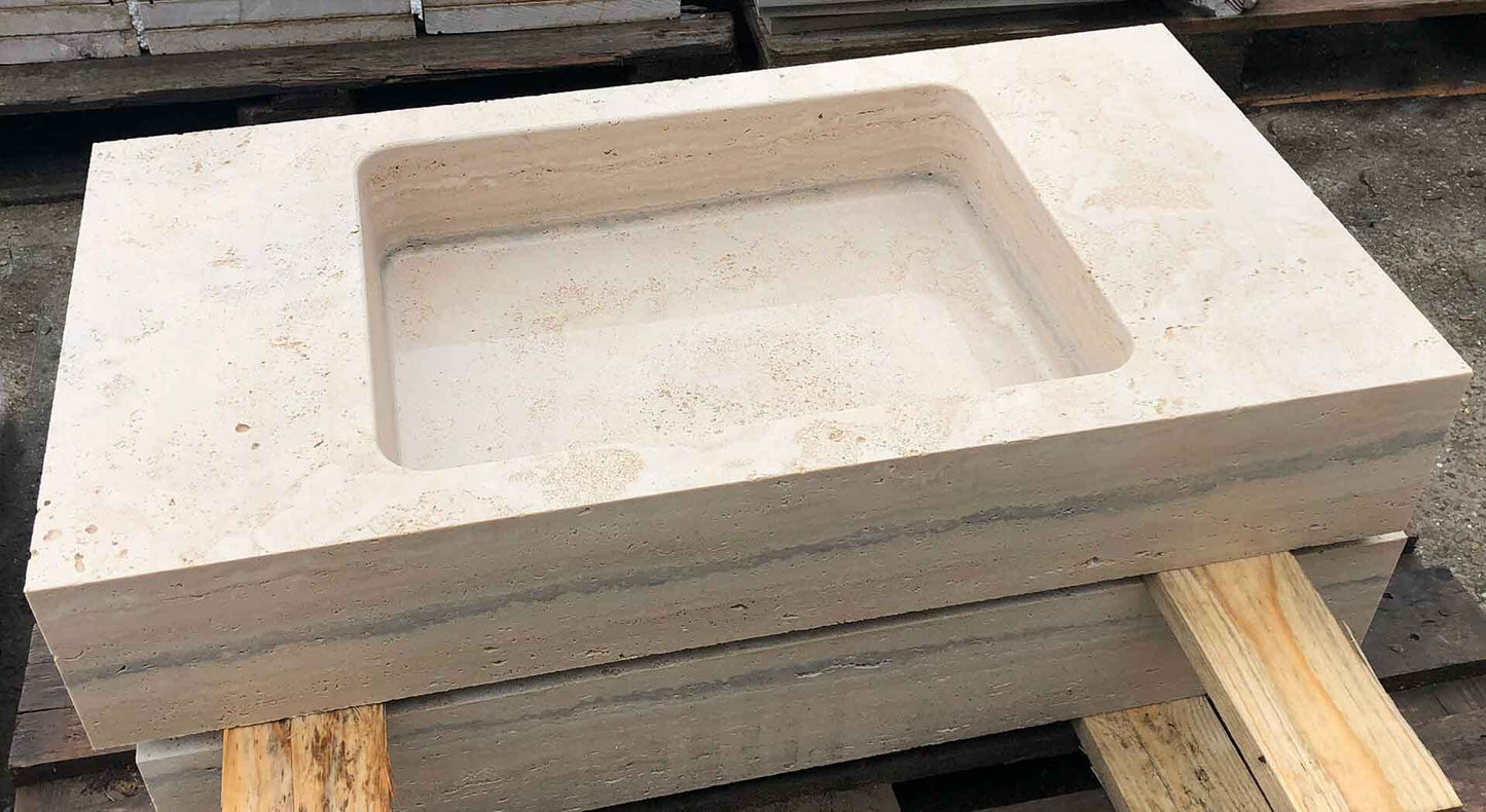 TRAVERTIN RÖMISCHER VEIN CUT geschliffen