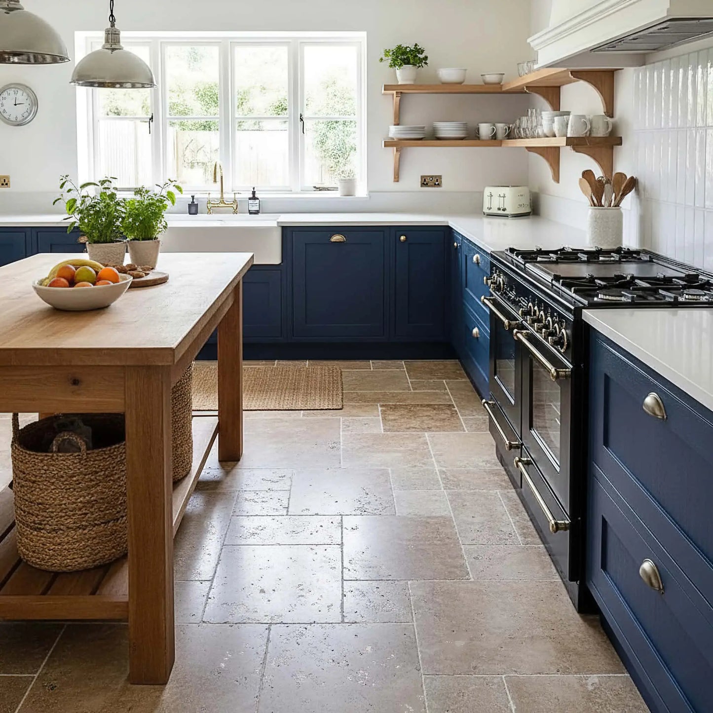 Bodenplatte TRAVERTIN RUSTIC MIX
