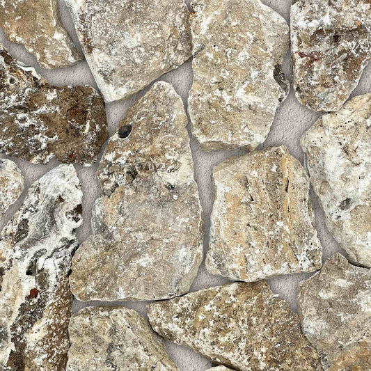 Parement TRAVERTIN SCABAS Incertum - Minéral Pierre Naturelle