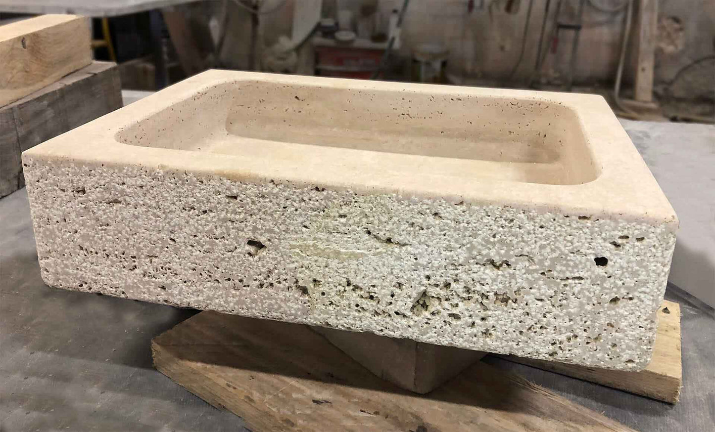 TRAVERTIN RÖMISCHER VEIN CUT geschliffen